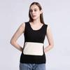 Chaleco térmico de doble cara para hombre y mujer, otoño e invierno, con felpa, más grueso, sin costuras, ropa interior, protector de cintura, protector de abdomen