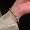 Pulseira Aberta de Zircônia Francesa Borboleta Dupla Camada, Luxo Leve, Pulseira de Alta Qualidade, Personalizada, Exquisita, Moderna e Versátil para Mulheres