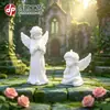 Paisaje Micro Paisaje Nuevo Producto Transfronterizo Ángel de Yeso Modelo de Simulación Jardinería Paisajismo Decoración DIY Adorno Pequeño de Escritorio