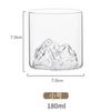 Copo Guanshan Copo de Vinho Tinto Copo de Uísque Copo de Borosilicato Fuji Mountain Cup Copo Japonês Mountain View Vidro