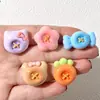 Botones de Caramelo de Dibujos Animados Accesorios de Resina Venta al por Mayor DIY Cabeza de Pegamento de Crema Tocado Pasador Flor para Zapatos Papelería Parche para Funda de Teléfono Móvil