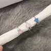 Pendientes de Zirconia con Forma de Estrella Coloridos de Moda Pendientes Lindos Súper Brillantes de Lujo Ligero Diseño de Nicho Pendientes Versátiles de Gama Alta