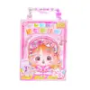 Magia del Estilo Libro Silencioso Pegatinas Peluquería Infantil DIY Recorte de Papel Set de Accesorios para el Cabello para Niñas Juguete