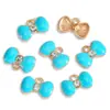 Colgante Pequeño de Esmalte de Colorido Lazo Estilo Coreano Estilo Ins Joyería Collar Pulsera Pendientes Materiales para Manualidades Multicolor U104