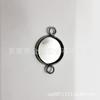 Base de piedra preciosa de acero inoxidable, accesorios de joyería DIY, base de piedra preciosa de tiempo de 6-30 mm, collar redondo, pulsera, hebilla