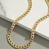 Collar de Cadena Minimalista Hip-Hop Transfronterizo Europeo y Americano para Hombre, Sencillo y Versátil, Cadena al por Mayor, Colgante de Forma Geométrica de Moda Genial