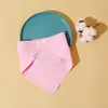 Babero de Bebé Babero para Saliva Muselina Arrugada Babero de Algodón Puro Niño Recién Nacido Babero Antivómito Niña Pañuelo Triangular