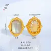 Colgante de Calabaza Dulce con Lazo de Corazón de Cristal Natural, Cuentas Espaciadoras para Accesorios de Bricolaje con Fuerte Retención de Color en Arena Dorada Antigua