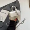Bolso Pequeño Texturizado para Mujer, Nuevo Bolso de Hombro con Estampado de Moda Tendencia, Bolso Cuadrado Pequeño de un Solo Hombro Cruzado de Color Contrastante