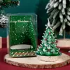 Velas criativas com tema de Natal transfronteiriças, decorações caseiras para as festas de Natal, velas de ambiente para a árvore de Natal e peças decorativas para presentear