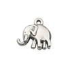 Colgante de aleación vintage de 15 elefantes, para pulsera, collar, colgante, cabeza de elefante, animal hueco, accesorios de joyería transfronterizos.