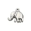 15 Tipos de Colgantes Retro de Aleación de Elefante para Pulsera y Collar DIY, Cabeza de Elefante, Animal Hueco, Accesorios de Joyería Transfronterizos