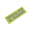 Coleira para Pet com Velcro Refletivo Patches de Cão de Serviço em Treinamento Patches de Cão de Serviço