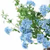 Flor de Cerejeira Artificial Flor Falsa Hortênsia Decoração de Casa Flor de Seda Paisagismo Plantio de Árvores Cenário Floco de Neve Azul Layout Arte de Flor Suave