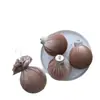 Transfronteiriço Novo Produto Textura de Alta Qualidade Cor Champanhe Estilo ins Bola de Natal Decoração de Natal Pingente para Árvore de Natal Pingente