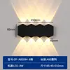 Lámpara de Pared Exterior Transfronteriza Impermeable para Exteriores Luz Arriba y Abajo Simple Creativa Lámpara para Patio de Villa Lámpara para Pasillo de Terraza de Puerta Principal