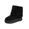 Comércio Exterior Inverno Novas Botas de Neve 2026 Sola Grossa Com Veludo Acolchoado Quente Botas de Algodão Botinhas Botas de Pelo Mulheres Atacado