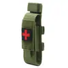 Porta-Torniquete Tático Molle, Estojo Portátil de Equipamento de Primeiros Socorros Militar TQ e Bolsa para Tesoura Médica de Trauma