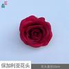 Cabeza de flor búlgara, rosa retro americana, fondo para decoración al aire libre, flores artificiales, conjunto de centro comercial, flor falsa