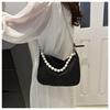 Bolso de Diamantes Completo para Mujer 2024 Primavera Nuevo Cadena de Pedrería de Alta Gama Hombro Cruzado Casual Ins Bolso Cuadrado Pequeño
