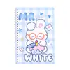 Cuaderno de espiral de dibujos animados A5 creativo para estudiantes, Cuaderno de alta calidad 32k grueso con líneas, Bloc de notas de hojas sueltas, Venta al por mayor