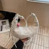 Bolsa de Ombro Plaid Casual Estilo Bolinho Bolsa de Axila Nicho para Mulheres 2025 Nova Moda Tendência Bolsa Transversal Bolsa de Ombro Acolchoada