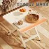 Mesa plegable, adecuada para habitaciones de dormitorio, tareas escolares, puestos de mercado nocturno, portátil, multifuncional, para uso doméstico, apartamentos pequeños y propiedades de alquiler.; también se puede usar como mesa de comedor