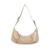 Bolso de Hombro de Moda para Mujer Nuevo Otoño 2026, Bolso de Media Luna Plisado, Bolso Sencillo Tipo Dumpling, Bolso Cruzado, Bolso Elegante
