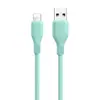Cabo de Dados de Silicone Transfronteiriço Adequado para Celulares Apple, Xiaomi, Huawei e Android Tipo-C, Cabo de Carregamento Super Rápido