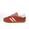 Zapatillas Ga Oso Fresa Rojo y Blanco Entrenamiento Alemán Zapatillas de Mujer Ligeras Cómodas Casual Versátiles Deportivas Zapatillas Retro