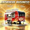 Carrito de comida de moda, carrito de snacks multifuncional, food truck móvil, carrito de comida callejera - los fabricantes ofrecen opciones de personalización