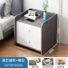 Mesita de Noche Pequeña para el Hogar Simple Moderna Estante de Almacenamiento para Mesita de Noche Armario de Almacenamiento con Cerradura Armario de Almacenamiento para Dormitorio de Alquiler