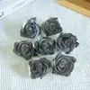 Jabón Rosa Degradado Azul Hielo Triturado de Cinco Capas Cabeza de Flor del Día de San Valentín Floristería al por Mayor Fabricación de Ramos Regalo DIY Paquete de Caja