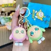 Llavero Auténtico de Fiesta Eggman de Dibujos Animados Llavero de Muñeca Exquisita Colgante para Mochila Escolar Juguete de Sonido de Muñeca