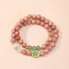 Pulseira de Contas de Oração Barbie Sândalo e Jade Hetian DIY Novo Estilo Chinês Unissex Contas de Oração Torcidas à Mão Pulseira Turquesa Atacado