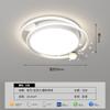 Lâmpada Principal para Sala de Estar Moderna Simples Atmosfera 2025 Nova Atmosfera Lâmpada de Teto Branca Pacote para Casa Toda Lâmpadas Zhongshan