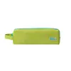 Estojo de lápis color-blocking dopamina, bolsa de papelaria portátil de grande capacidade, estojo de lápis tridimensional simples para estudantes, papelaria de tecido resistente a rugas