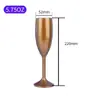Suministro directo de fábrica vaso de champán de plástico vaso de vino tinto acrílico 170MLPC copa de champán copa de champán
