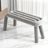 Silla de Terciopelo Moderna Minimalista de Forma Irregular para Uso Doméstico con Respaldo, Adecuada para Dormitorio, Sala de Estar, Estudio, Vestíbulo, Taburete para Cambiar Zapatos y Tocador