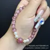 Pulsera de Fantasma Verde Original Natural para Mujer Diseño DIY Pulsera de Cristal Perla Hueca Fantasma Verde Nuevo 2024