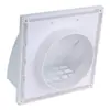 Tapa de aire para pared exterior de plástico, ventilación a prueba de viento y lluvia, tapa transpirable, entrada de aire de escape, conducto de ventilación de escape de humo, salida de aire