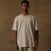 Essenciais Hhh Marca Moderna Estilo Americano Estampa de Letras Solta Versátil Casual Verão Pesado Unissex Manga Curta Camiseta Ins