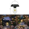 Luces Colgantes Solares para Árboles, Luces de Filamento de Tungsteno a Prueba de Lluvia, Luces de Exterior, Luces Colgantes Pequeñas para Decoración de Jardín, Luces para Jardín y Balcón, Luces Pequeñas para Patio