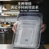 Placa Acrílica Rectangular Transparente Plato para Verduras Estofadas Plato para Ensalada Fría Bandeja para Comida Delicatessen Caja de Exhibición de Plástico Uso Comercial