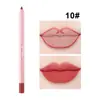 Lápis de Contorno Labial Transfronteiriço à Prova d'Água Matte Cor de Pasta de Feijão Linha de Gancho Caneta Lábios Volumosos Caneta Espuma Lápis de Contorno Labial que Não Desbota