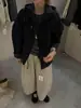 Chaqueta de moda estilo coreano con cuello alto para mujer, nuevo modelo de otoño 2026, holgada y versátil, adecuada para personas menudas, top estilo commuter