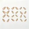 Pontas de Unha Postiça Longas em Formato Amêndoa, Arte de Unha Gota d'Água, Unhas Postiças de Pressionar no Atacado