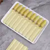 Plato para Hot Pot de Camarones de Autoservicio, Molde de Camarones tipo Bambú, Set de Contenedores Tubo de Bambú para Camarones Especiales, Plato de Exhibición Apilable