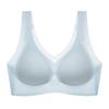 Ropa interior para mujeres que viajan en verano, delgada, para bustos grandes, invisible, transpirable, sin varillas, push-up, sujetador cómodo estilo chaleco para mujeres