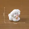 Micro Paisagem Criativa Fofa Cachorro Shih Tzu Boneca Casa de Boneca Decoração DIY Acessórios Pendurados Mini Enfeites de Mesa